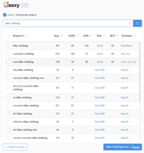 Using Jaaxy to Find Keywords